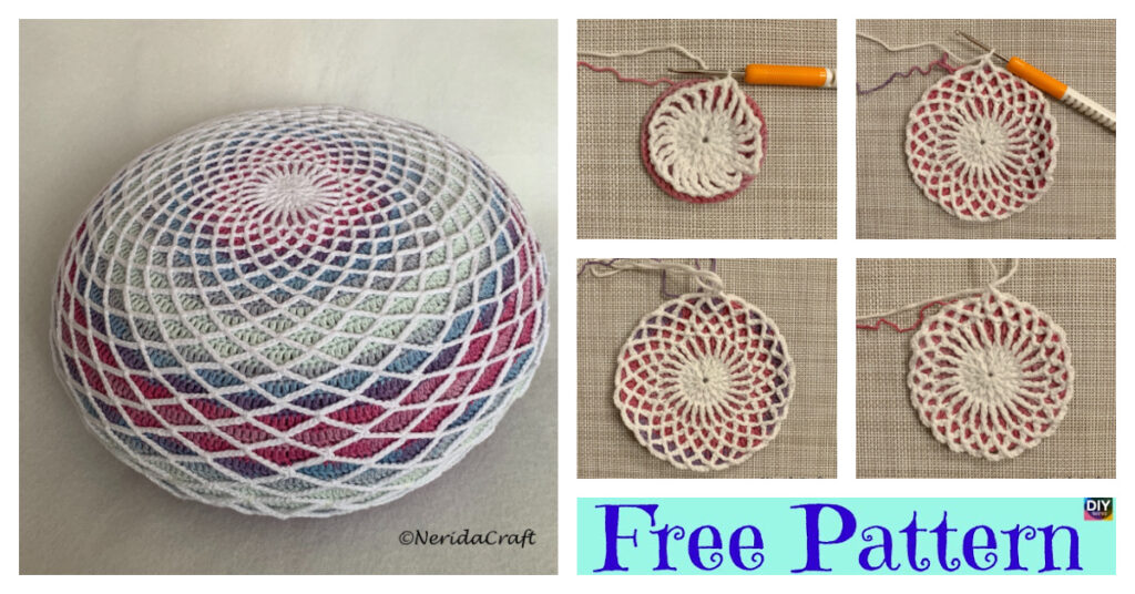 Crochet Dreamcatcher Pillow - Free Pattern
