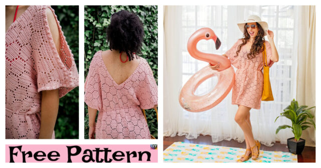 Crochet Hexagon Swim Cover Up – Free Pattern
