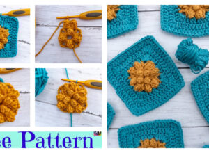 Crochet Sky Granny Square – Free Pattern
