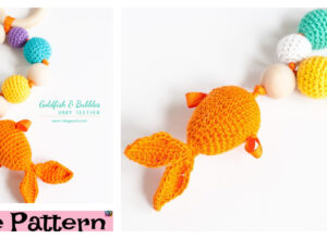 Crochet Bubbles and Goldfish Teether – Free Pattern