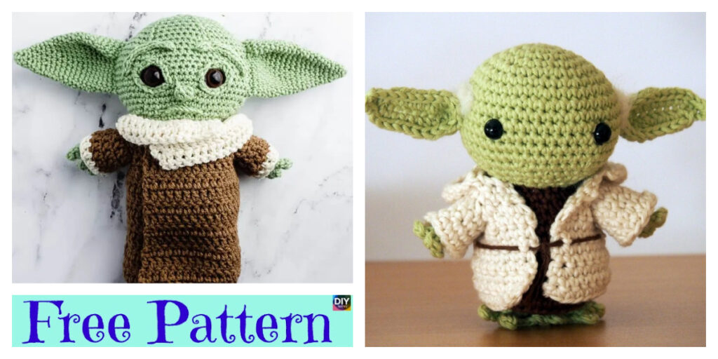 Crochet Star Wars Yoda Amigurumi - Free Patterns