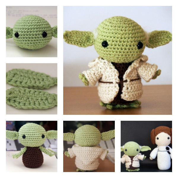Crochet Star Wars Yoda Amigurumi - Free Patterns