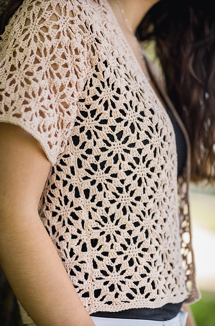 Crochet Summer Lace Cardigan - Free Patterns