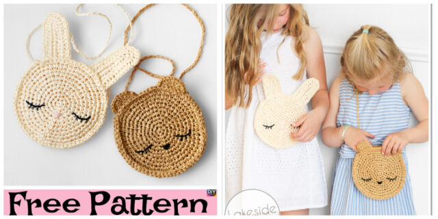 Cute Crochet Animal Purses – FREE Patterns