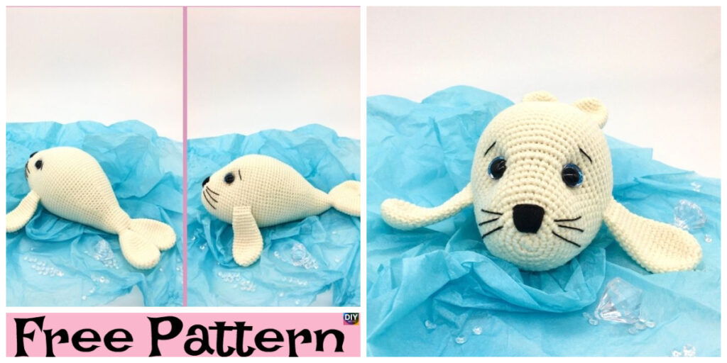 Cute Crochet Seal Amigurumi - Free Pattern