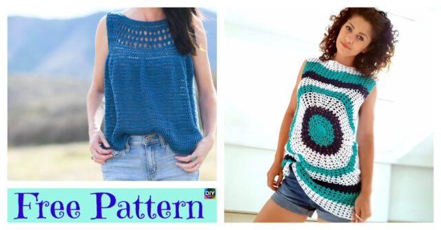 Pretty Crochet Summer Top – Free Patterns