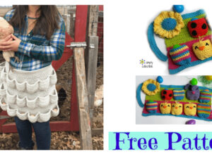Crochet Egg-cellent Apron – Free Patterns