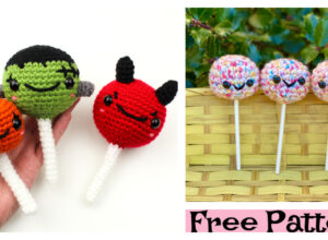 Crochet Monster Cake Pops – Free Patterns