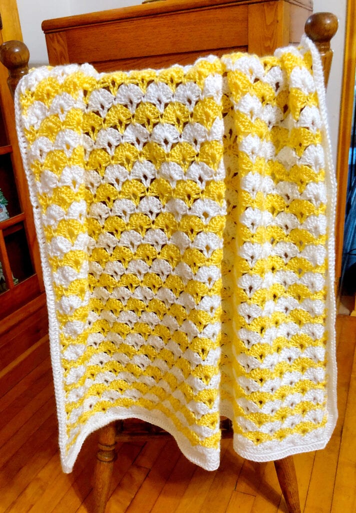 Crochet Shell Stitch Blanket - Free Patterns