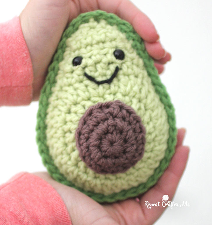 Cute Crochet Avocado Softie - Free Patterns