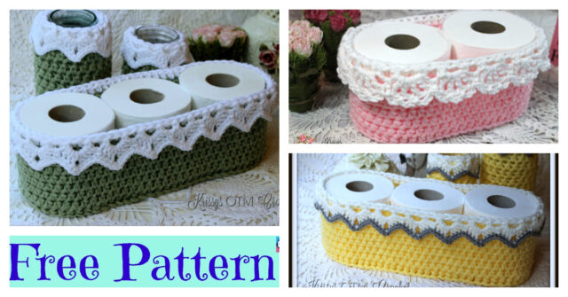 Precious Crochet Lace Basket – Free Pattern