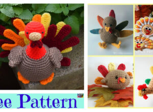 Thanksgiving Crochet Amigurumi Turkey – Free Patterns
