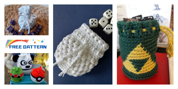 Crochet Dice Bag FREE Patterns