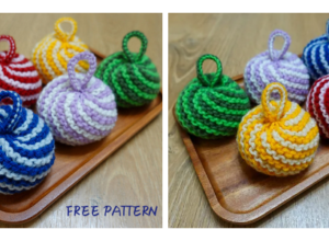 FREE Spiral Tawashi  Knitting Pattern