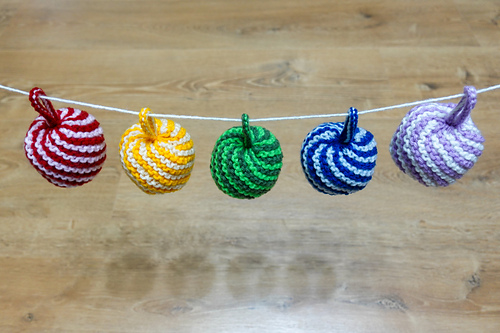 FREE Spiral Tawashi  Knitting Pattern