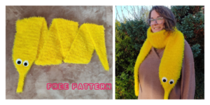 FREE Squirmles Worm Scarf Crochet Pattern
