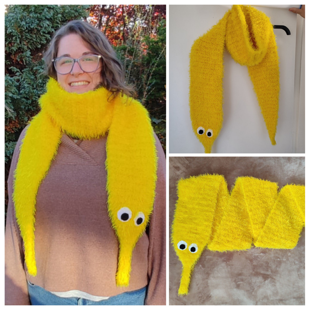 FREE Squirmles Worm Scarf Crochet Pattern